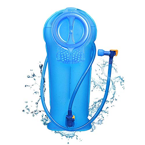 Unigear Bolsa De Agua para Mochila Hidratación 2/2.5/3L Depósito De Dgua Portátil TPU Libre de BPA Tubo Desmontable Apertura Grande Bolsa Hidratación para Ciclismo Senderismo Excursionismo Camping