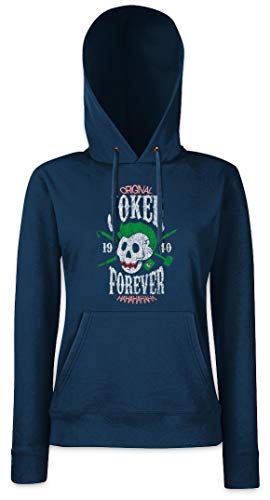 Urban Backwoods Joker Forever Hoodie Sudadera con Capucha para Mujer Azul Talla XL