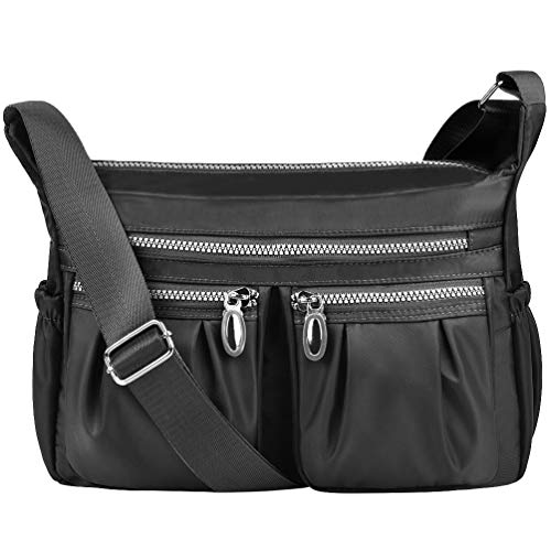 VBIGER Bolsa dandolera impermeable de viaje para mujer Un tamaño Negro