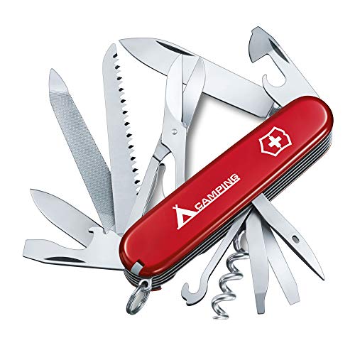 Victorinox Ranger, Rojo, Acero inoxidable - Cubiertos