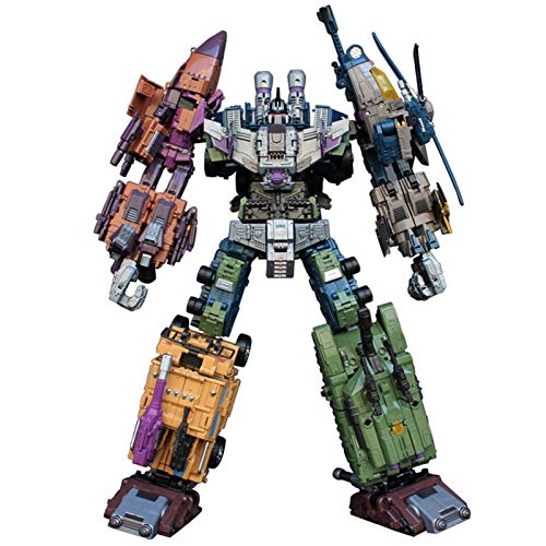 XILALA Juguètes de tránsformérs, 43 Cm 5 En 1 Bruticus Transformación Juguete De Gran Tamaño Anime Figura Figura De Acción Modelo De Tanque Militar