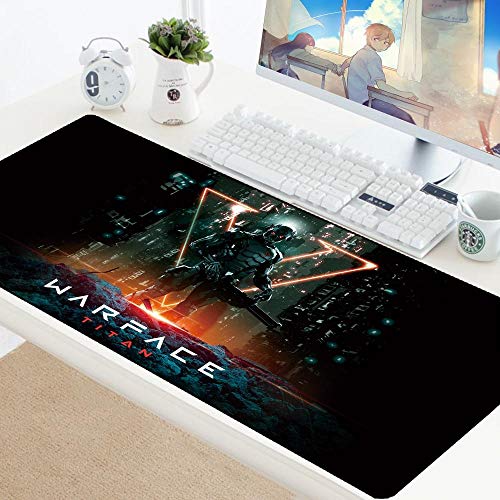 XZZZN Alfombrilla De Ratón War Face 900X400mm Alfombrilla De Ratón para Juegos De Disparos Alfombrillas De Ratón Personalizadas para Jugadores Teclado Almohadilla De Escritorio para Pc Color B