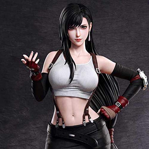 YHX Figura Genuina del Juego Final Fantasy 7", Tifa Lockhart, Estatua de muñeca Tifa Collector's Edition