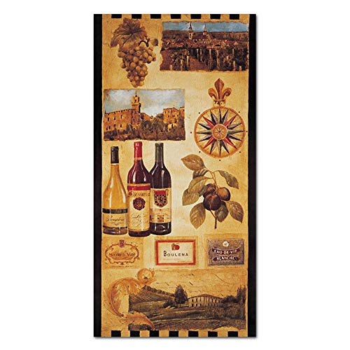 YWOHP Cartel de Amor Retro Moderno Botella de Vino de Estilo nórdico Lienzo Abstracto Pintura impresión de Imagen Sala de Estar Comedor decoración-50x70cm_No_Framed_3