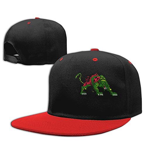 Zxhalkhfd Battle Cat Masters of the Universe Tyrannos - Gorra de béisbol para niños, diseño de hip-hop, color rojo