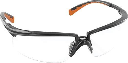 3M SOLUS0SO Gafas, Montura negra/naranja, PC Ocular Incolora