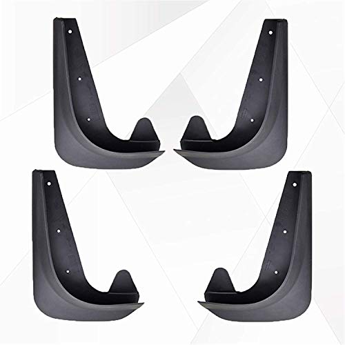 4 Pcs Negros Coche Faldón Guardabarros para Citroen C1 C2 C3 Berlingo C4 Grand Picasso Xsara SpaceTourer DS5 C5 Aircros, Delanteras Traseras Rueda Cubiertas Flaps Embellecedores Accesorios Carrocería