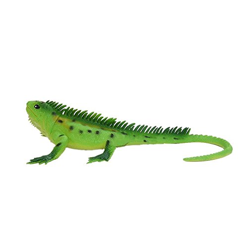 ACAMPTAR Vivido Reptil Bestia PVC Lagarto Modelo Educativo del Juguete Figura - Verde
