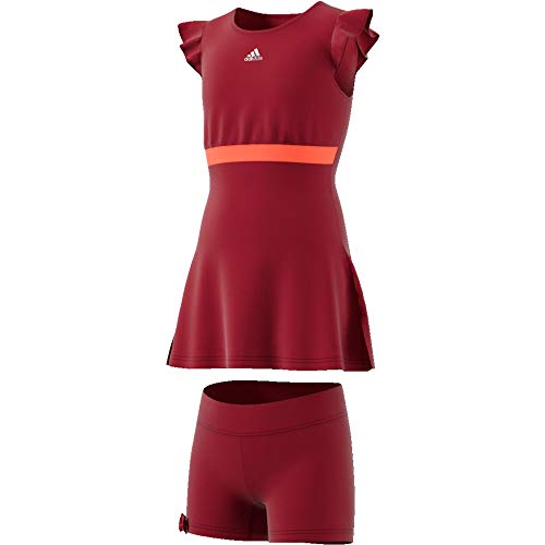 adidas G Ribbon Dress Vestido, Niñas, Buruni, 164