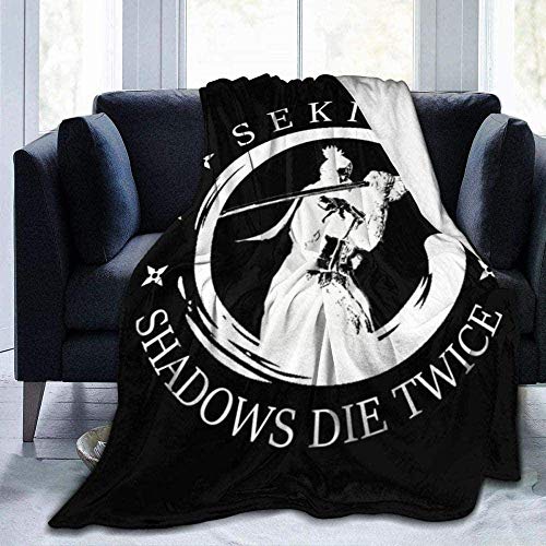 AEMAPE Sekiro Shadows Die Twice Shinobi Enso Emblem Theme Moda de Invierno, Manta cálida y cómoda, 153X127CM