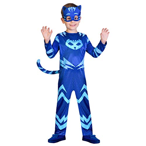 amscan 9902951, PJ Masks YOYO-Gatuno, Disfraz, Color Azul, 2/3 años