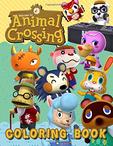 Animal Crossing Coloring Book: Kids Coloring Books With High Resolution Images Of Animal Crossing