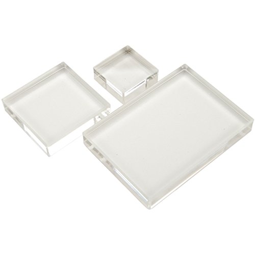 Apple Pie Memories timbro acrilico Block Set 3/Pkg-5" spessa, 1,25" X1.25, 2" X 2", 2.5" x 3.5"