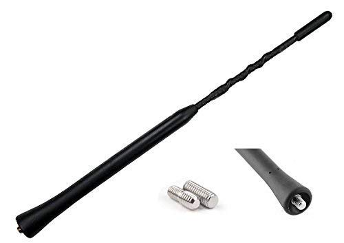 Audioproject A104 - antena de coche 24cm - compatible para VW Golf 4 5 6 7 Passat Lupo Polo 6R Audi A6 Opel Corsa C D Astra G H Ford Focus Renault BMW Seat Skoda antena de radio antena de techo antena de coche radio
