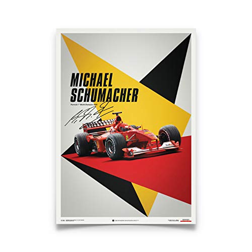 Automobilist | Ferrari F1-2000 - Michael Schumacher - Alemania - GP de Suzuka - cartel | Estándar Tamaño del cartel