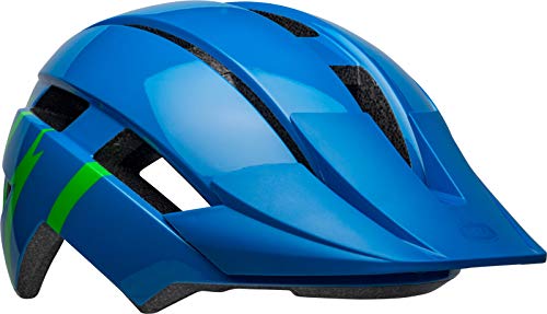 BELL Sidetrack II Casco, Unisex Adulto, Strike Gloss Azul/Gr, Unisize 50-57CM