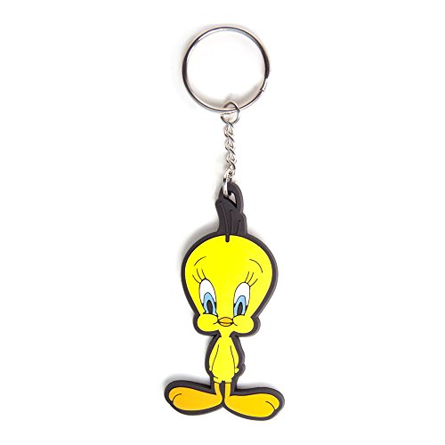 Bioworld Looney Tunes Llavero Caucho Tweety 6 cm