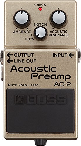 BOSS AD-2 - Preamplificador acústico y pedal de guitarra multiefectos