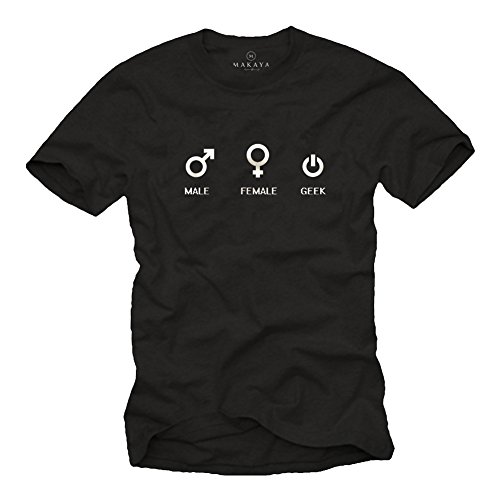 Camisetas Negras Videojuegos Homme- Male - Female - Geek - Talla XL