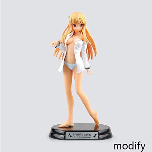 CAS-COVER Chicas for Mascotas de Sakurasou: Versión desnudar Mashiro Shiina - 7 9 Pulgadas PVC Figura MK227