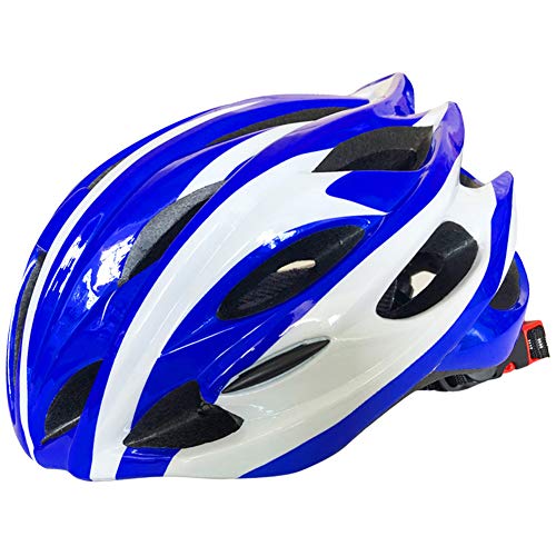 Casco De Ciclo Integrado Moldear Casco De Bicicleta Hombres Y Mujeres Carretera De Montaña Que Monta El Equipo Duro Sombrero/Protector Solar Neutral/Múltiples Colores Seleccionados Al Azar,Azul