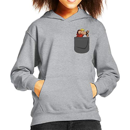 Cloud City 7 Ken Masters Street Fighter Pocket Print Kid's Hooded Sweatshirt