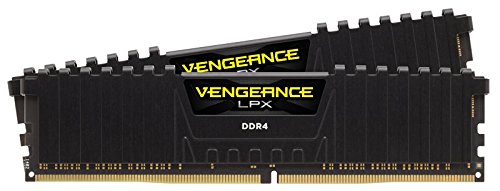Corsair CMK32GX4M2B3200C16 Vengeance LPX 32 GB (2 x 16 GB) DDR4 3200 MHz C16 XMP 2.0 Módulo de Memoria de Alto Rendimiento, Negro