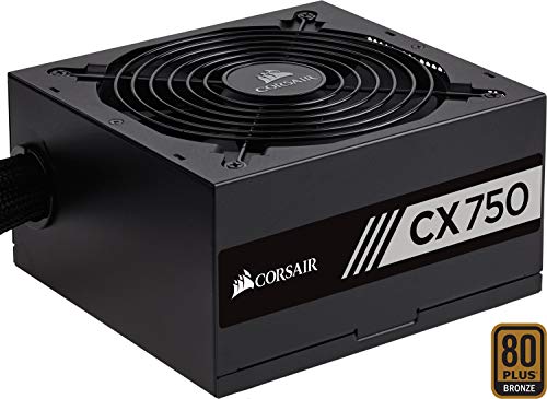 Corsair CX750 - Fuente de Alimentación (80 plus bronze, 750 watt, EU)