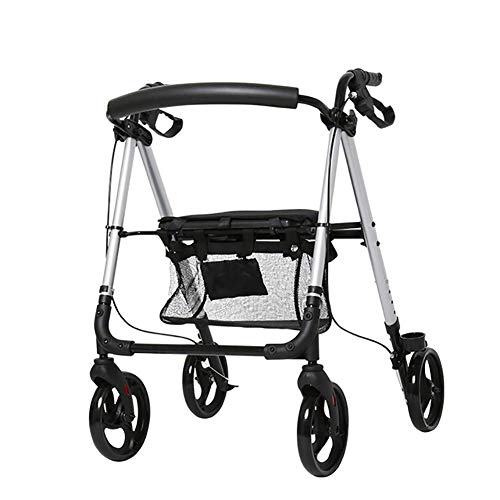 COUYY Carrito de Compras Plegable de la aleación de la aleación de Aluminio de la aleación de Aluminio de la Trolley