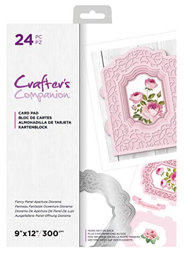 Crafters Companion CC-PAD9-FPA Compañero de Crafter Intercambiable 9" x 12"-Diorama de Apertura de Panel de fantasía, multicolor, 34W x 29L S