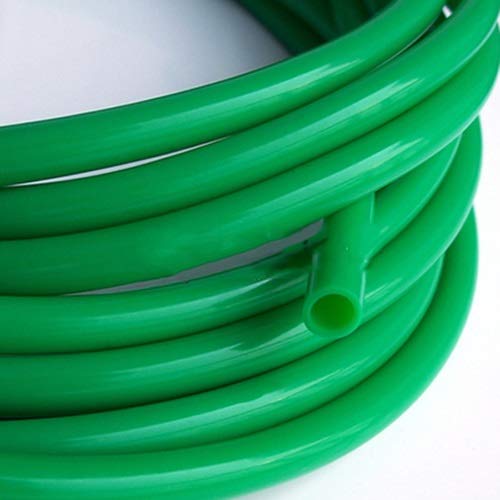 CROSYO 1pc 1 Metro 12x16m M Tubo De Silicona De Grado Alimenticio De Alta Y Baja Temperatura Resistencia Insípido No Tóxico Manguera Transparente Tubería (Color : Verde)