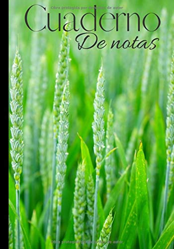 Cuaderno de notas: Original y práctico diario de escritura reglada - folleto para agricultores y ganaderos - control de cultivos | 100 páginas en formato de 7*10 pulgadas