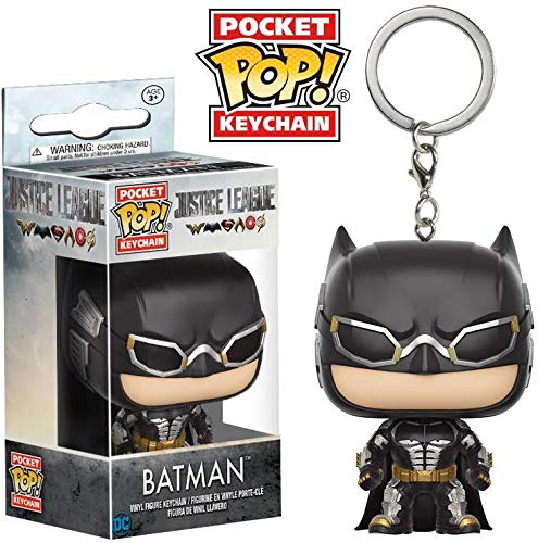 DC Llavero de Vinilo Batman, colección Justice League (Funko 13794)