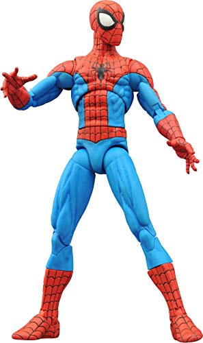 DIAMOND SELECT TOYS Marvel Select: Espectacular figura de acción de Spider-Man, multicolor
