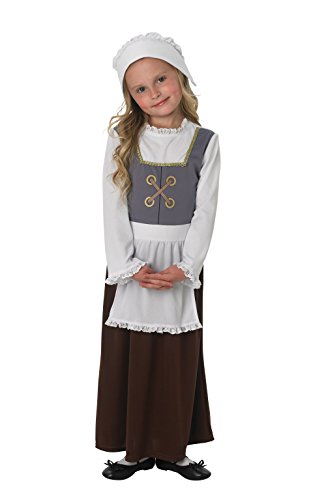 Disfraz para niñas de pobre Tudor victoriano Historical Book Day School Fancy Dress