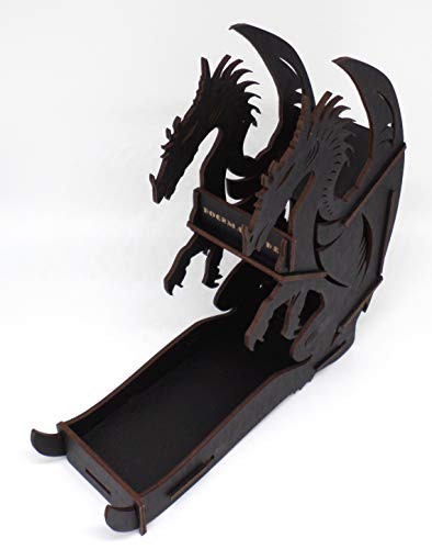 docsmagic.de Dice Tower Dragon Black - Torre de Dados Negra Dragón