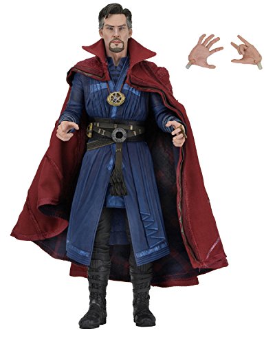 Doctor Strange- Figura, Color Azul, Talla única (NECA 61482)