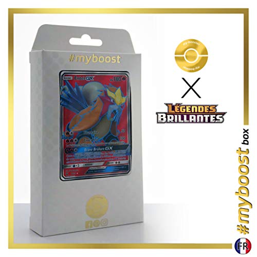 Entei-GX 71/73 Full Art - #myboost X Soleil & Lune 3.5 Légendes Brillantes - Coffret de 10 Cartes Pokémon Françaises