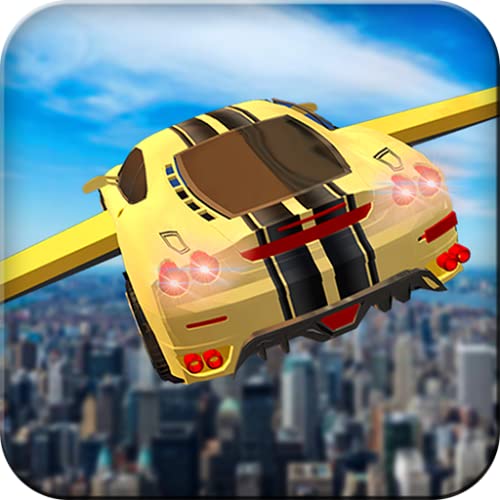 Extreme Futuristic Flying Car Flight Simulator 3D: Furious Car Driving Racing y Classic Pilot Fly Adventure Juego Gratis para Niños 2018