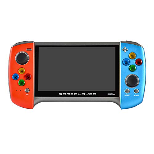 Gamepad X19 Plus Consola de Juegos Retro portátil, Reproductor de Juegos de Pantalla Grande de 5.1 Pulgadas, Compatible con PS1, GBC, MD Consola de Juegos nostálgica GBA