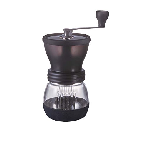 Hario Skerton Plus Ceramic Molinillo de café, Vidrio, cristal