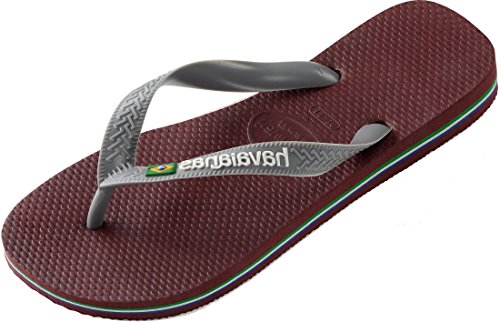 Havaianas Brasil Logo Chanclas Unisex Adulto, Morado (Grape Wine), 41/42 EU