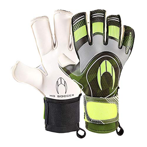 Ho soccer Supremo Pro II Kontakt Evolution Guantes de Portero, Unisex Adulto, Verde/Gris, 11