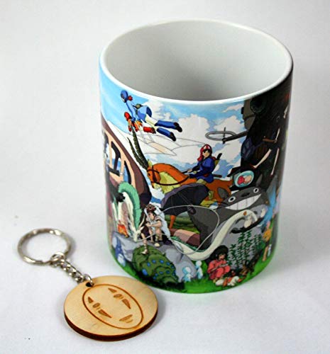 HobbyElx Taza y Llavero Studio Ghibli