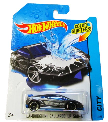 Hot Wheels - 2014 Color Shifters - City 27/48 - Lamborghini Gallardo LP 560-4 by Mattel (English Manual)