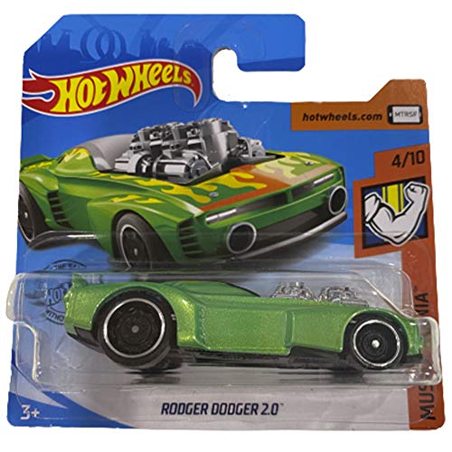 Hot Wheels Rodger Dodger 2.0 Muscle Mania 4/10 2019 (195/250) Short Card