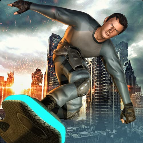 Hoverboard Hero Survival Battle Simulator Juego: Counter Terrorist Shooter Attack In Vegas City Juego de Aventuras 2018