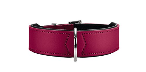 Hunter - Collar de perro, fucsia, 47-54 cm, 3,9 cm ancho