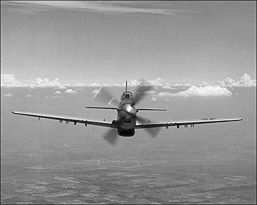 Impresión fotográfica P-51 / P-51D Mustang WII Aircraft de 28 x 35 cm