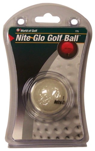 JEF WORLD OF GOLF Gifts and Gallery, Inc. Nite GLO Pelota de Golf (Blanco)